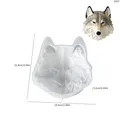 Moule silicone tête d'animal pour décoration murale résine – Couleur A2337