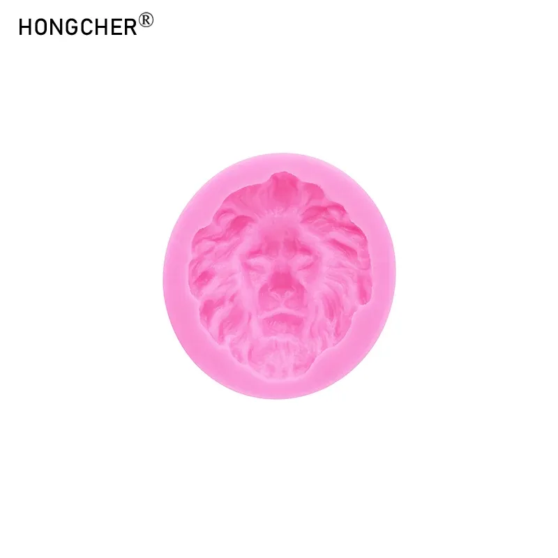 Moule silicone tête lion cheval pour bijoux chocolat