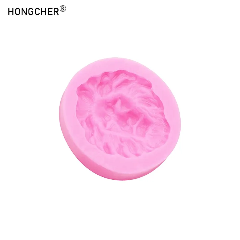 Moule silicone tête lion cheval pour bijoux chocolat