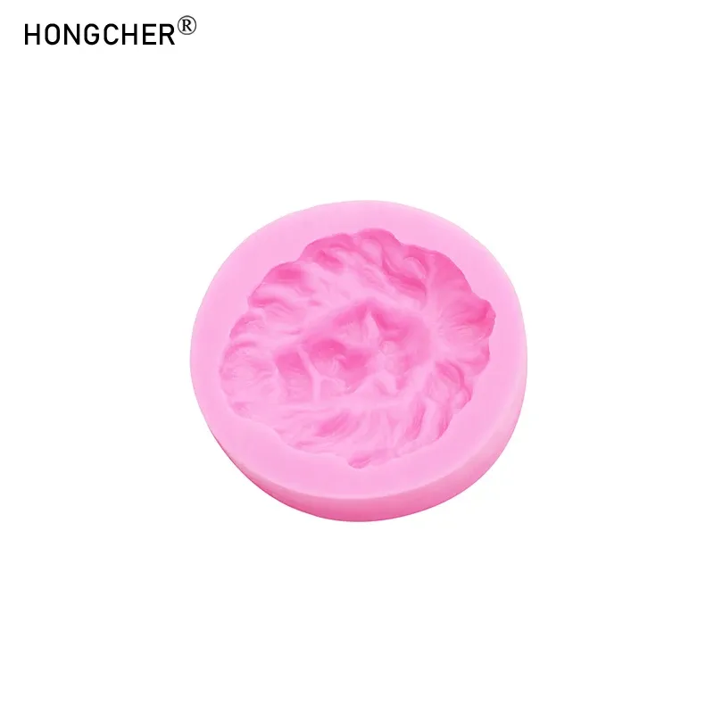 Moule silicone tête lion cheval pour bijoux chocolat