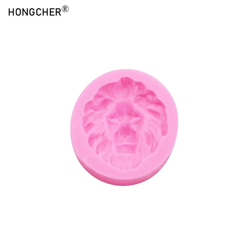 Moule silicone tête lion cheval pour bijoux chocolat