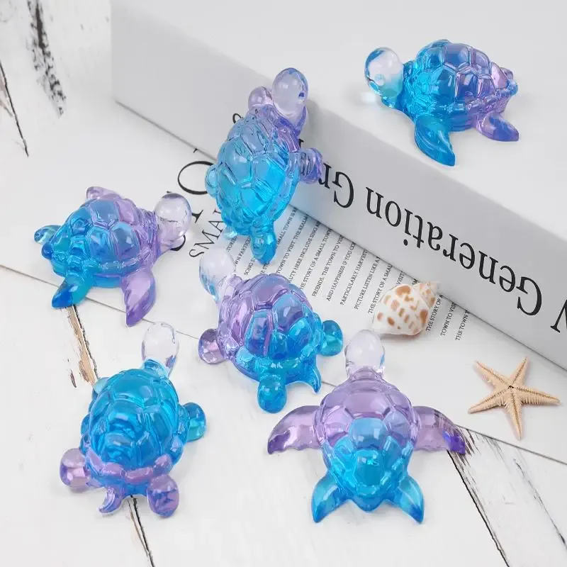 Moule silicone tortue mer pour porte-clés et bijoux