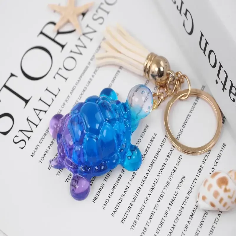Moule silicone tortue mer pour porte-clés et bijoux