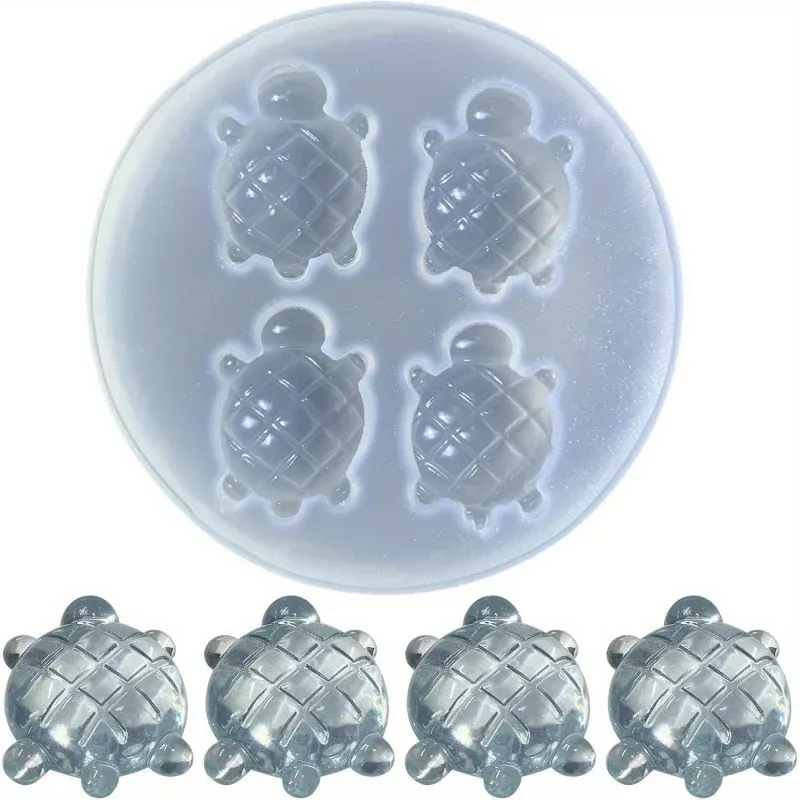 Moule silicone tortue pour porte-clés et bijoux