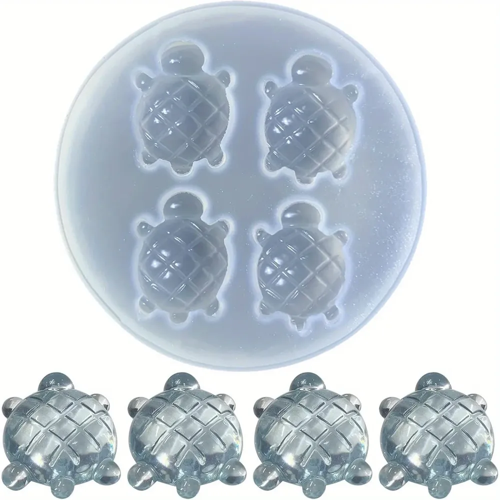 Moule silicone tortue pour porte-clés et bijoux
