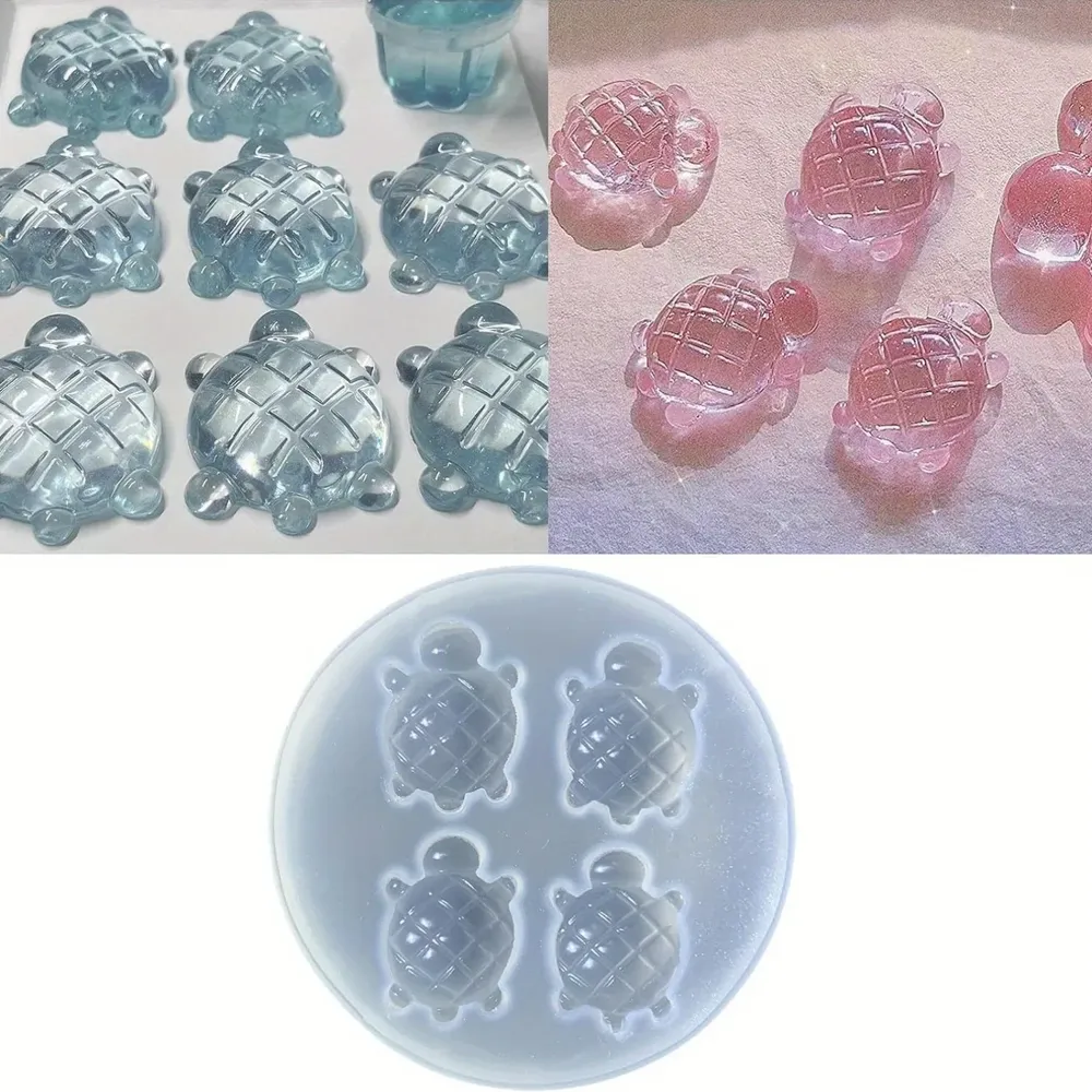 Moule silicone tortue pour porte-clés et bijoux