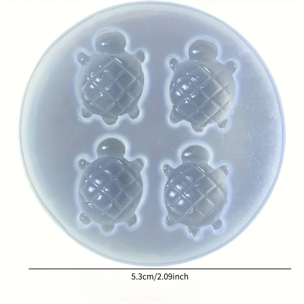 Moule silicone tortue pour porte-clés et bijoux