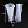 Moule silicone transparent pour bijoux et artisanat en résine époxy – Couleur grand