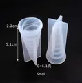 Moule silicone transparent pour bijoux et artisanat en résine époxy – Couleur petit