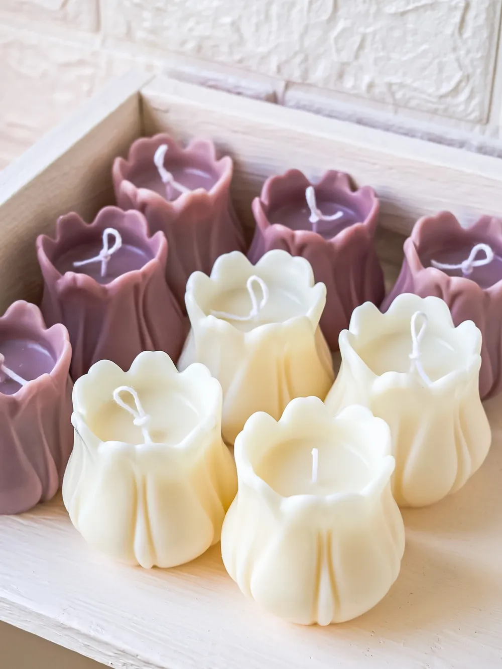 Moule silicone tulipe 3D pour bougies et décoration intérieure
