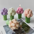 Moule silicone tulipe pour bougie et savon – 2