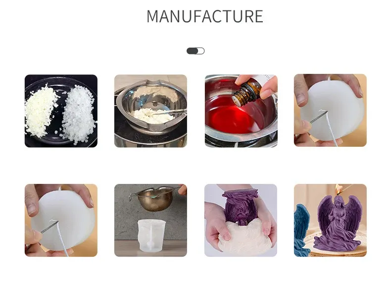 Moule silicone tulipe pour bougie et savon