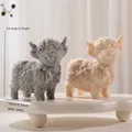 Moule silicone vache Highland pour bougies et décoration – 5