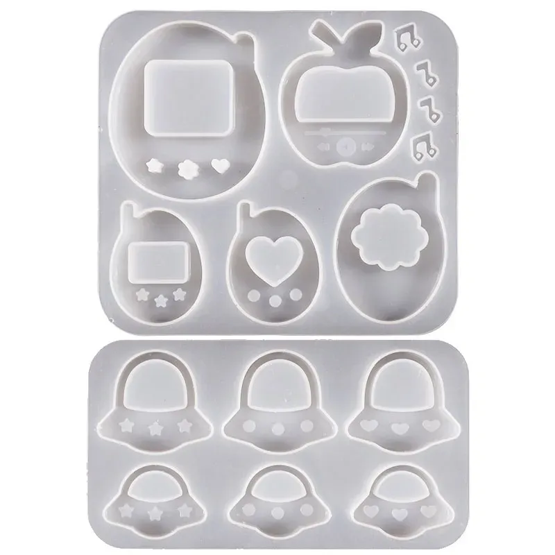 Moule silicone vaisseau spatial pour porte-clés et bijoux