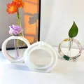 Moule silicone vase cœur rond arche résine – 4