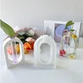 Moule silicone vase cœur rond arche résine – 5