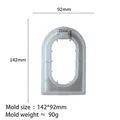 Moule silicone vase cœur rond arche résine – Couleur Gris clair (J-259)