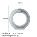 Moule silicone vase cœur rond arche résine – Couleur kaki foncé (J-263)