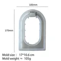 Moule silicone vase cœur rond arche résine – Couleur vert clair (J-258)