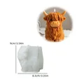 Moule silicone Yak 3D pour bougies et décorations – 3