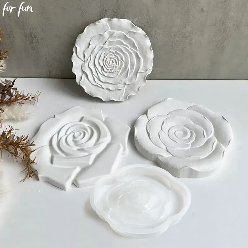 Moule sous-verre rose pour béton et résine