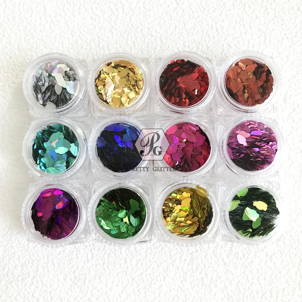 Paillettes ampoule Noël holographiques pour résine
