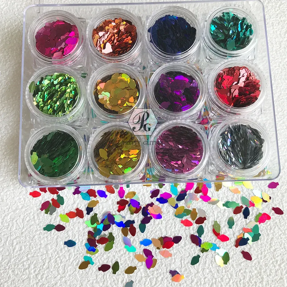 Paillettes ampoule Noël holographiques pour résine