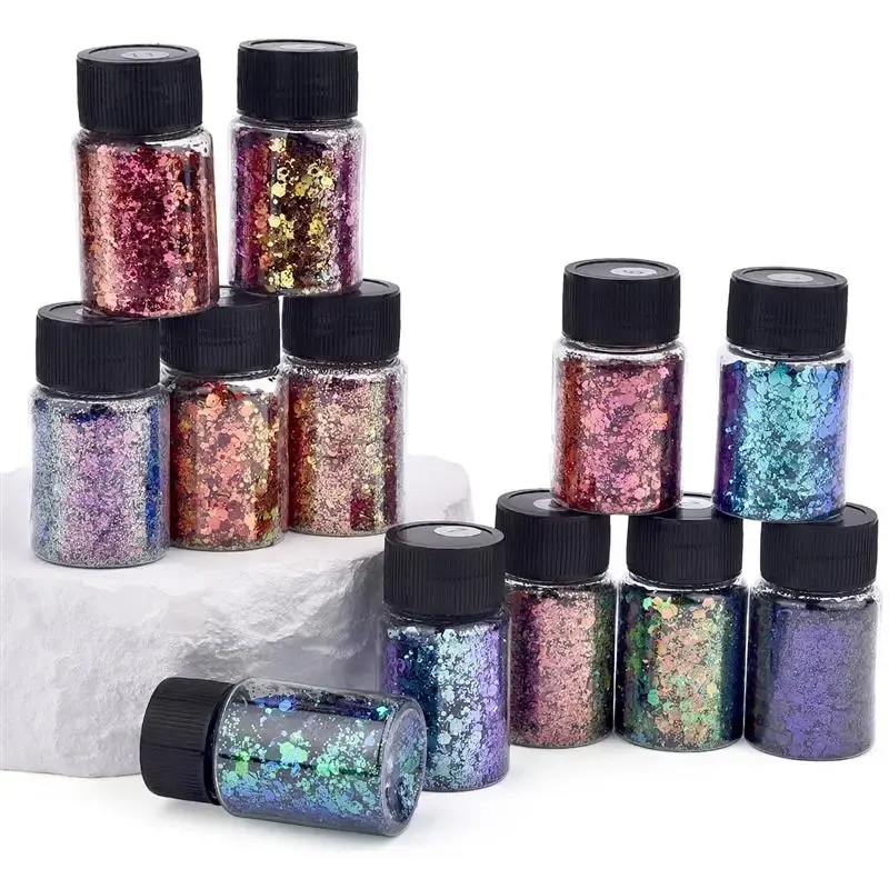 Paillettes caméléon pour résine époxy et nail art