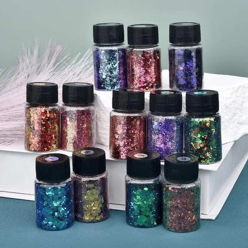 Paillettes caméléon pour résine époxy et nail art