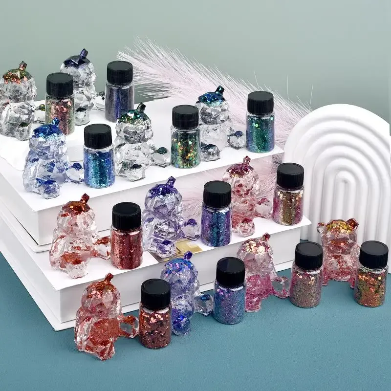 Paillettes caméléon pour résine époxy et nail art