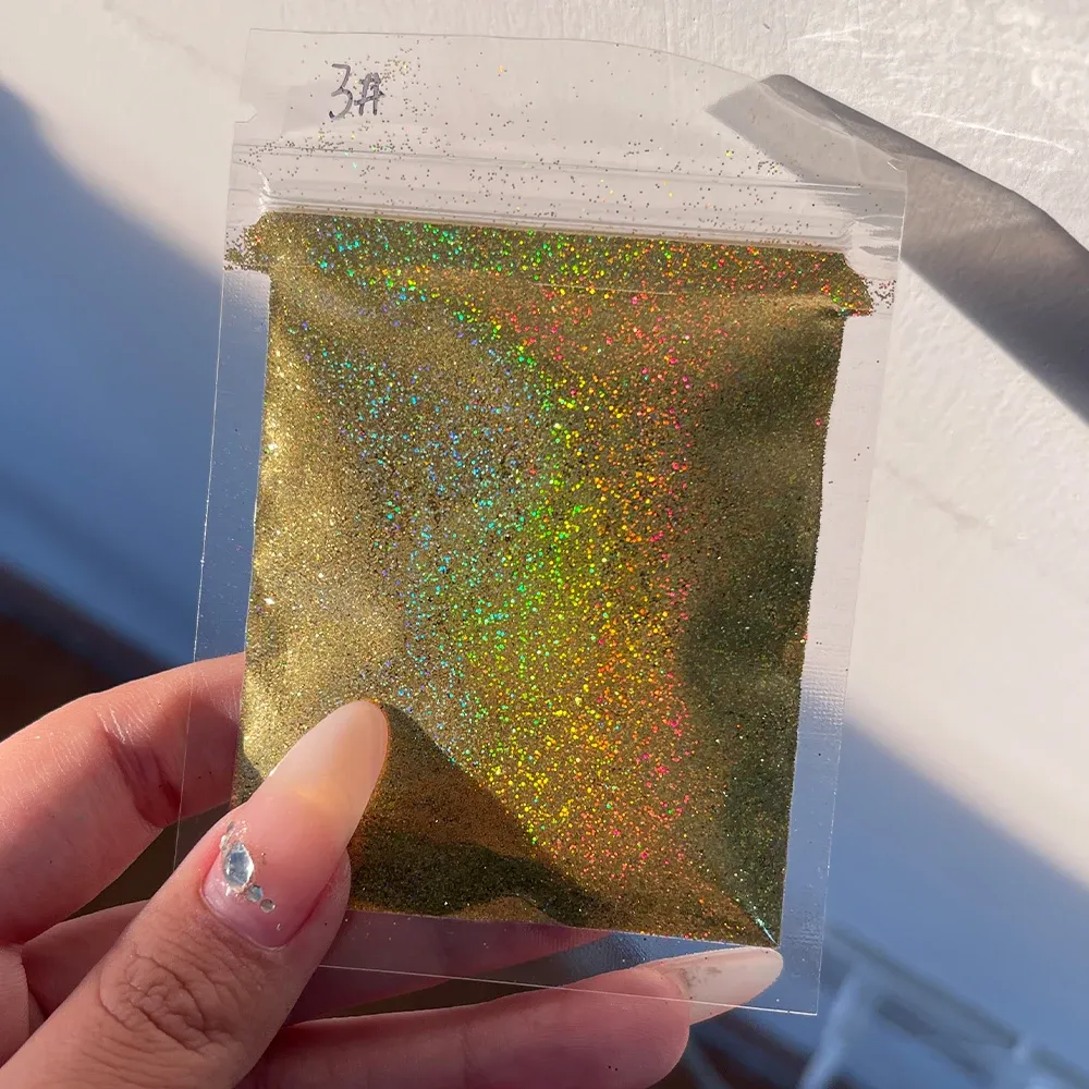 Paillettes caméléons holographiques 5g pour résine