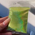 Paillettes caméléons holographiques 5g pour résine – Color Lavande (16)
