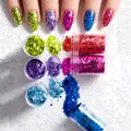 Paillettes épaisses irisées 8 couleurs pour résine – 1