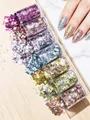 Paillettes épaisses irisées 8 couleurs pour résine – 5