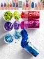 Paillettes épaisses irisées 8 couleurs pour résine – Couleur yaguang6se