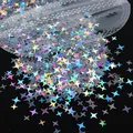 Paillettes étoile 4 branches pour remplissage résine et bijoux – 2