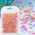 Paillettes étoile 4 branches pour remplissage résine et bijoux – Color YGDXSJX-10