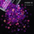 Paillettes étoile 4 branches pour remplissage résine et bijoux – Color KXX-12