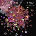 Paillettes étoile 4 branches pour remplissage résine et bijoux – Color KXX-8