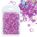 Paillettes étoile 4 branches pour remplissage résine et bijoux – Color LSKXY-3