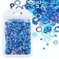 Paillettes étoile 4 branches pour remplissage résine et bijoux – Color LSKXY-5