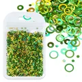 Paillettes étoile 4 branches pour remplissage résine et bijoux – Color LSKXY-9