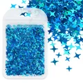 Paillettes étoile 4 branches pour remplissage résine et bijoux – Color SJX-10