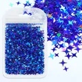 Paillettes étoile 4 branches pour remplissage résine et bijoux – Color SJX-11