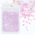Paillettes étoile 4 branches pour remplissage résine et bijoux – Color SJX-3