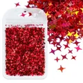 Paillettes étoile 4 branches pour remplissage résine et bijoux – Color SJX-6