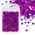 Paillettes étoile 4 branches pour remplissage résine et bijoux – Color SJX-7