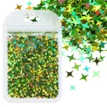 Paillettes étoile 4 branches pour remplissage résine et bijoux – Color SJX-9
