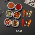 Paillettes feuilles d'érable pour résine 6 boîtes – Couleur Or (F-242)
