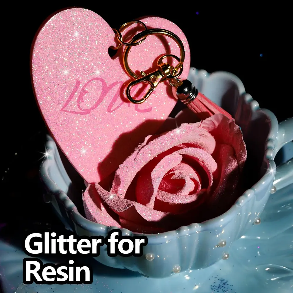 Paillettes fines irisées 100 g pour résine et décoration